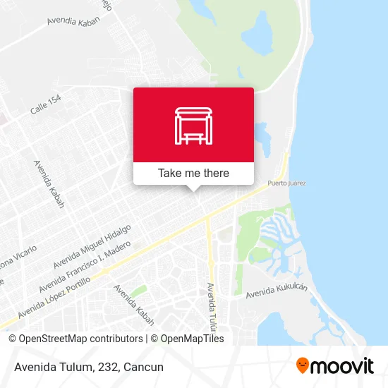 Avenida Tulum, 232 map