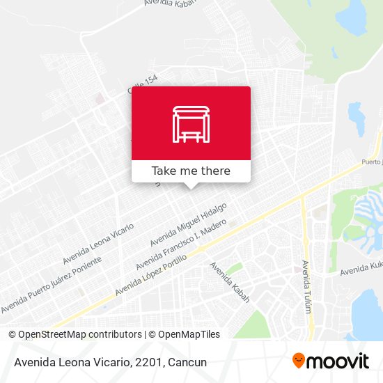 Mapa de Avenida Leona Vicario, 2201