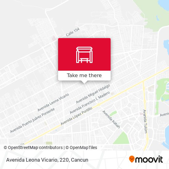Avenida Leona Vicario, 220 map