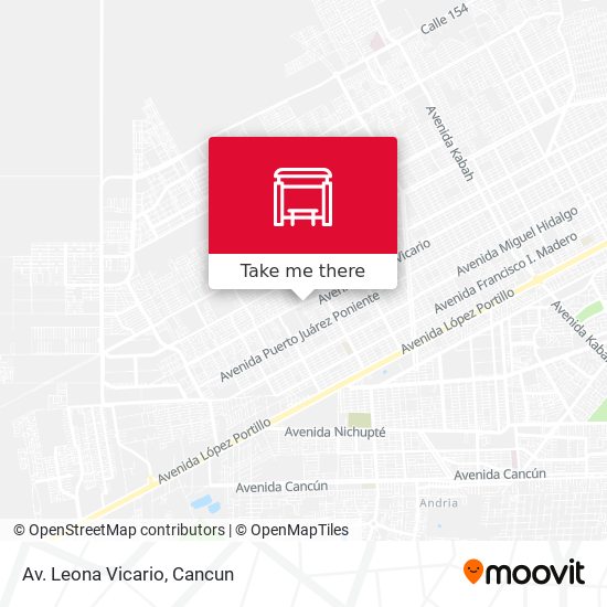 Mapa de Av. Leona Vicario