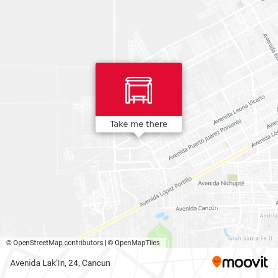 Mapa de Avenida Lak'In, 24