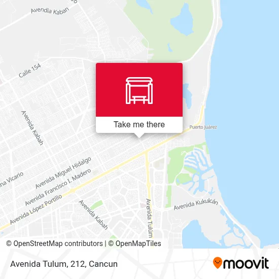 Avenida Tulum, 212 map