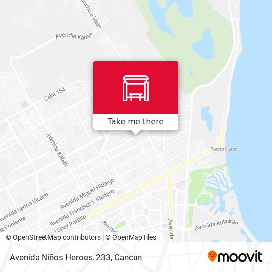Avenida Niños Heroes, 233 map