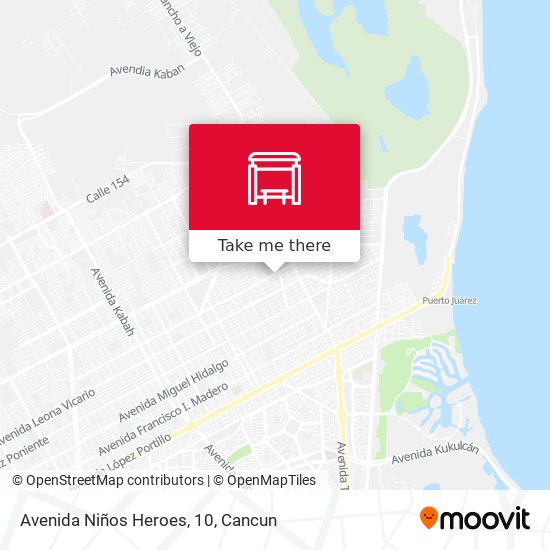 Avenida Niños Heroes, 10 map