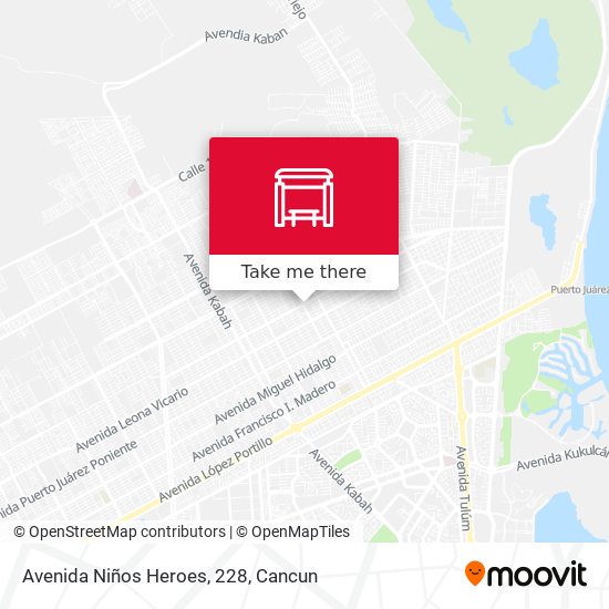 Avenida Niños Heroes, 228 map