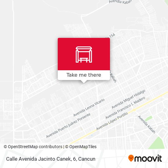 Calle Avenida Jacinto Canek, 6 map