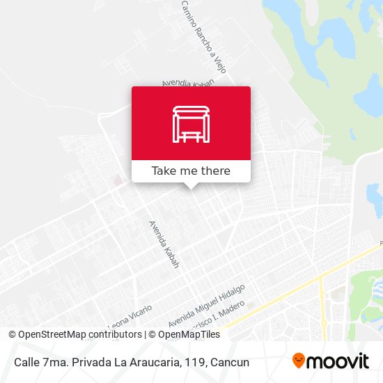 Calle 7ma. Privada La Araucaria, 119 map