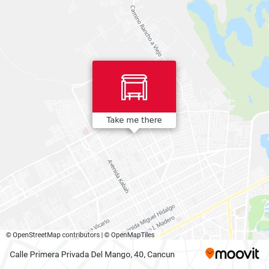 Mapa de Calle Primera Privada Del Mango, 40