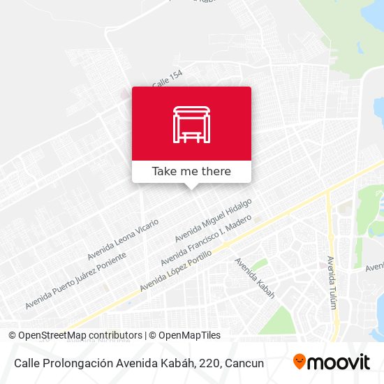 Calle Prolongación Avenida Kabáh, 220 map