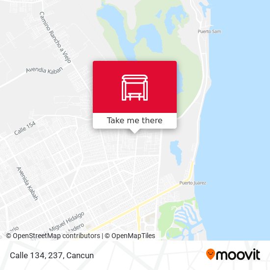 Mapa de Calle 134, 237