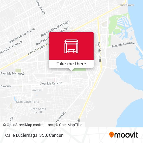 Mapa de Calle Luciérnaga, 350