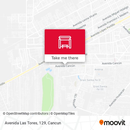 Mapa de Avenida Las Tores, 129