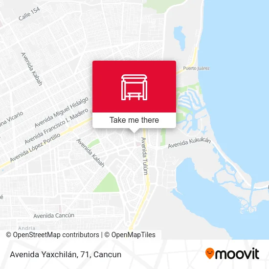 Avenida Yaxchilán, 71 map