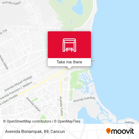 Avenida Bonampak, 89 map