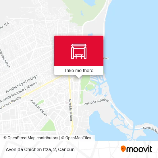 Avenida Chichen Itza, 2 map