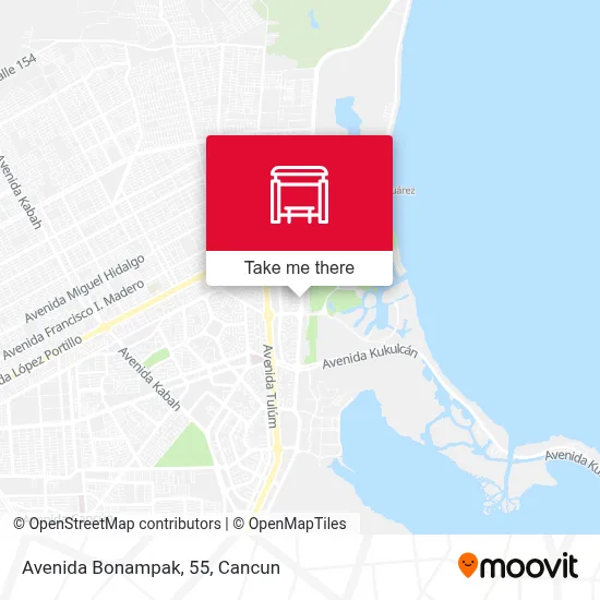 Avenida Bonampak, 55 map