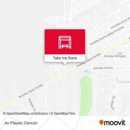 Av Playas map