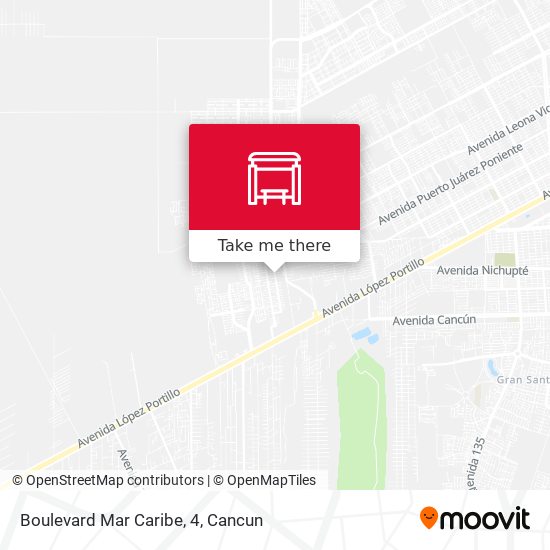Mapa de Boulevard Mar Caribe, 4