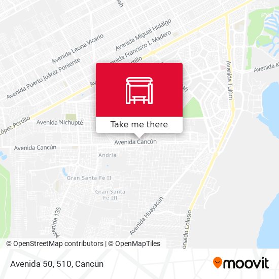 Mapa de Avenida 50, 510