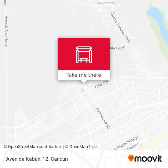 Avenida Kabah, 12 map