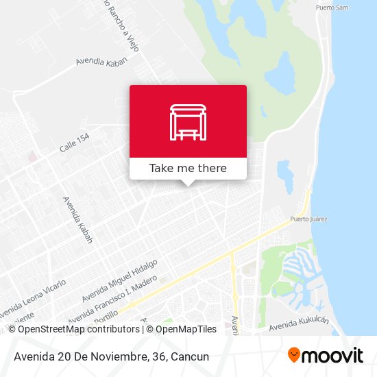 Avenida 20 De Noviembre, 36 map
