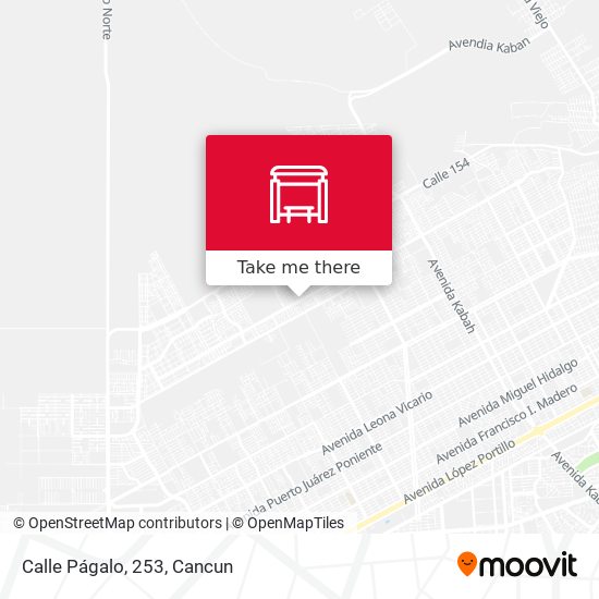 Mapa de Calle Págalo, 253