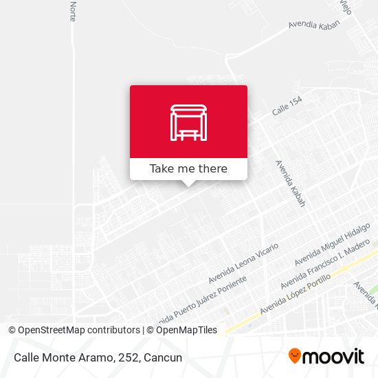 Mapa de Calle Monte Aramo, 252