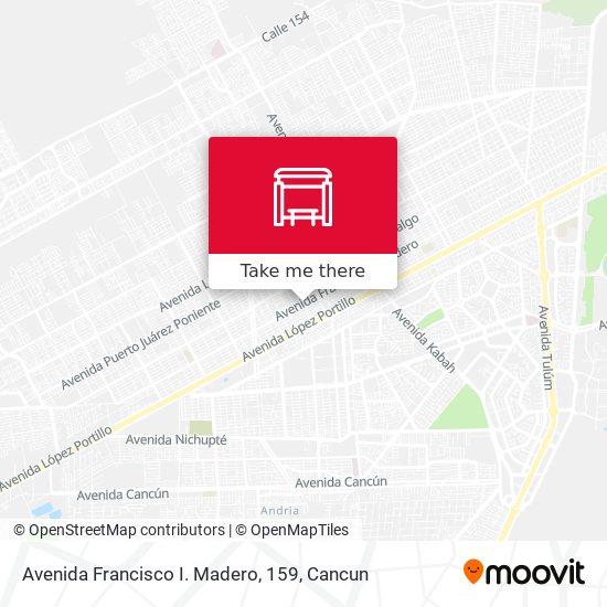 Avenida Francisco I. Madero, 159 map