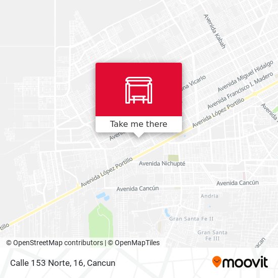 Calle 153 Norte, 16 map