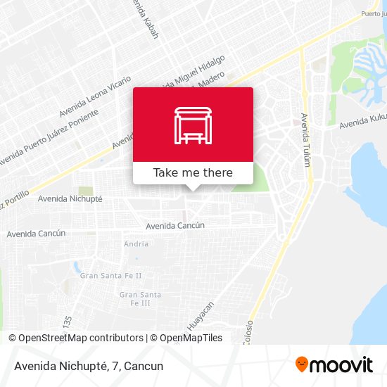 Avenida Nichupté, 7 map