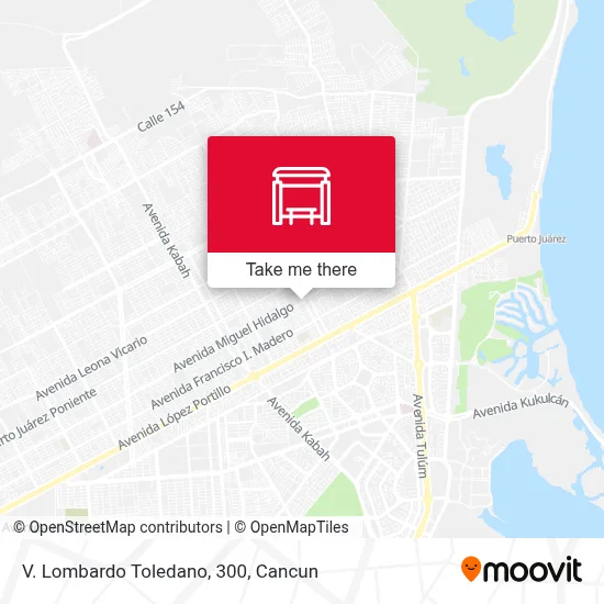 V. Lombardo Toledano, 300 map