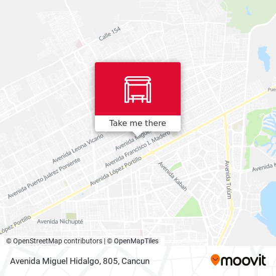 Mapa de Avenida Miguel Hidalgo, 805