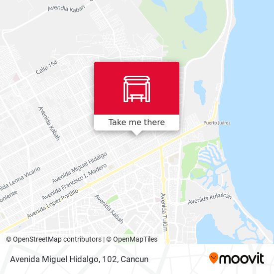 Avenida Miguel Hidalgo, 102 map