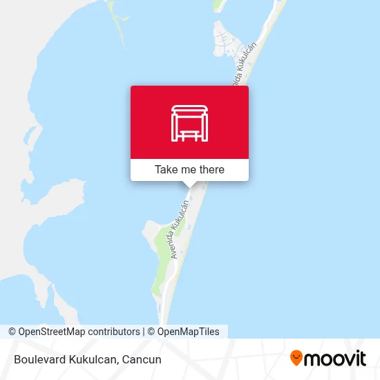 Boulevard Kukulcan map