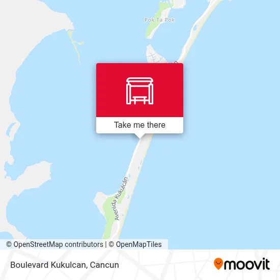 Boulevard Kukulcan map