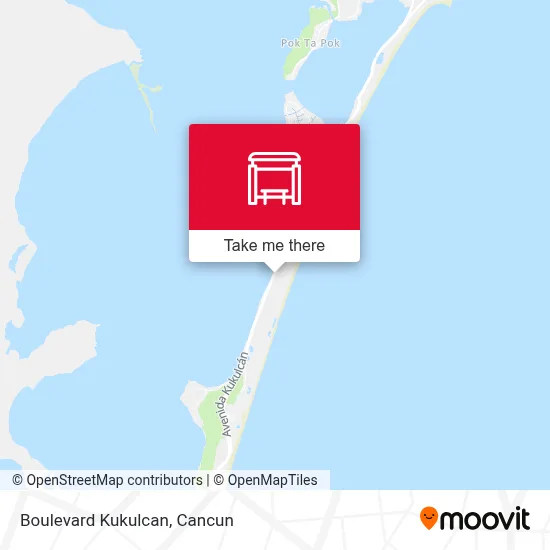 Boulevard Kukulcan map