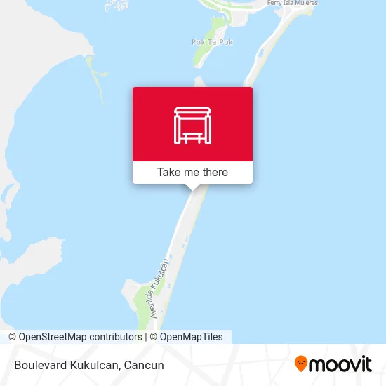 Boulevard Kukulcan map