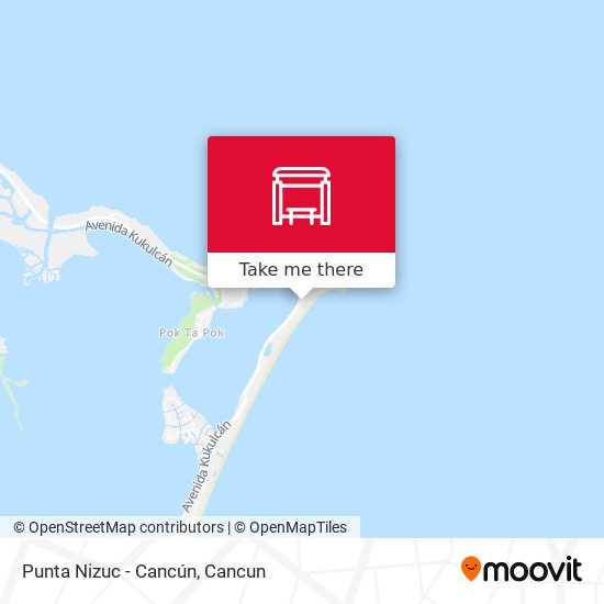 Punta Nizuc - Cancún map