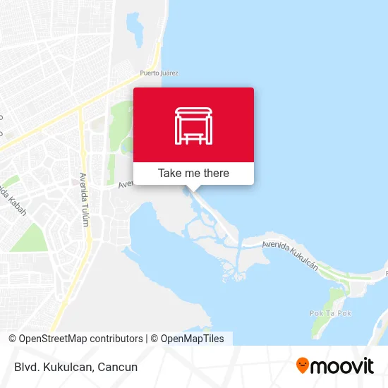 Blvd. Kukulcan map