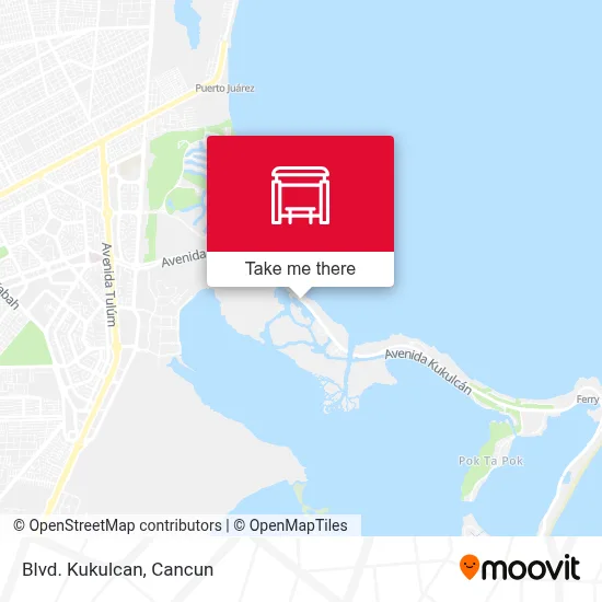 Blvd. Kukulcan map