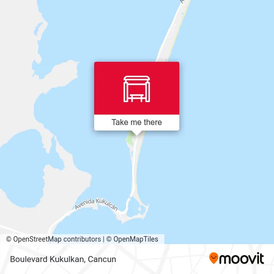 Boulevard Kukulkan map