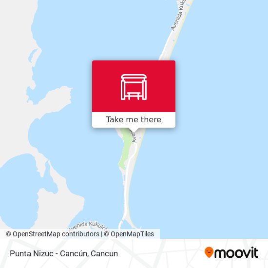 Punta Nizuc - Cancún map