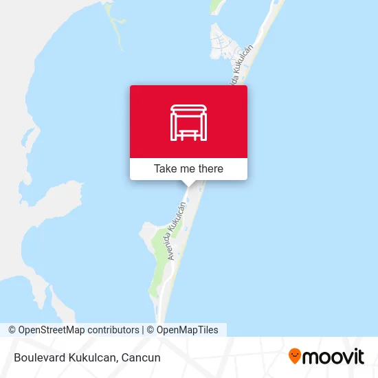 Boulevard Kukulcan map