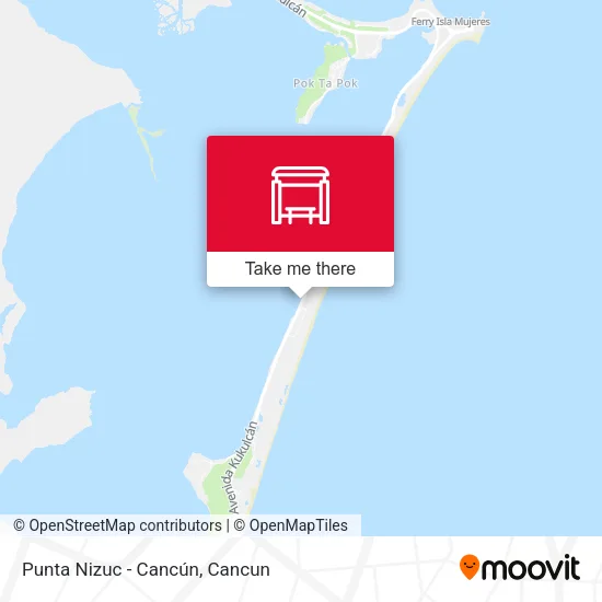 Mapa de Punta Nizuc - Cancún