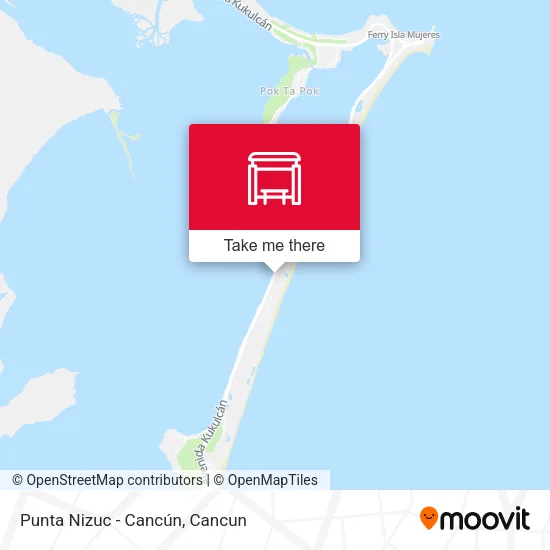 Mapa de Punta Nizuc - Cancún
