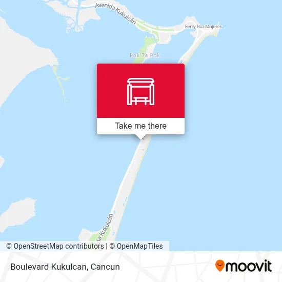 Boulevard Kukulcan map