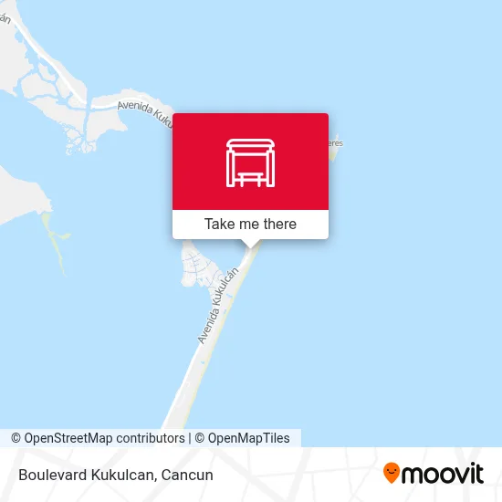Boulevard Kukulcan map