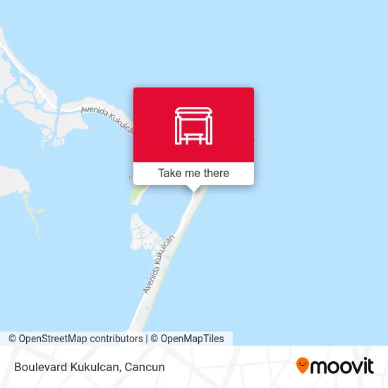 Boulevard Kukulcan map