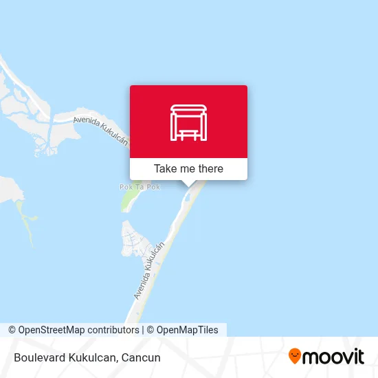 Boulevard Kukulcan map