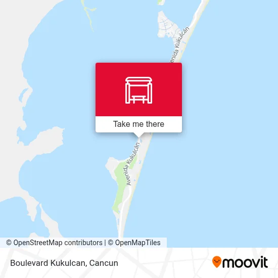 Boulevard Kukulcan map